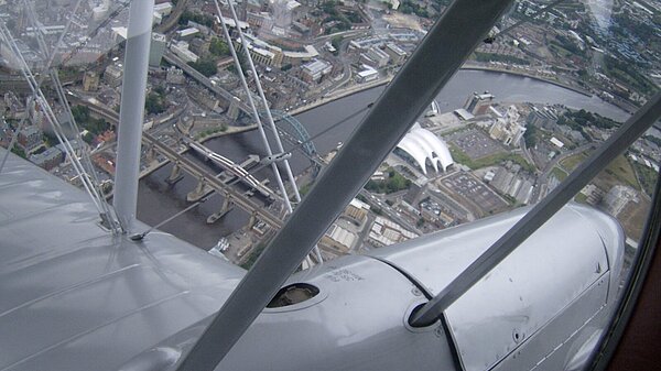 WestminsterWatch Aerial photo of Newcastle's bridges