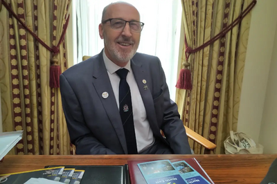 David Down in Lord Mayor's office