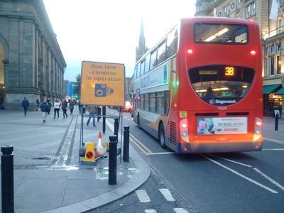 Bus lane cameras Neville Street