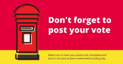 Postal vote reminder