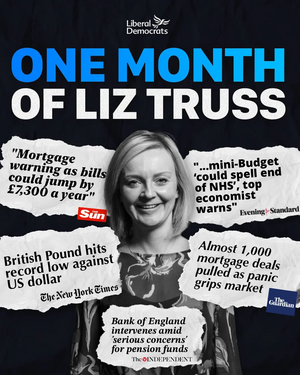 Truss's firsts month