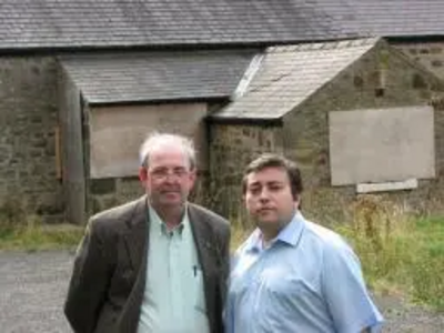 Coun Mike Lynch and Newcastle North spokesman Ron Beadle