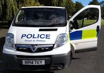 Police dog van