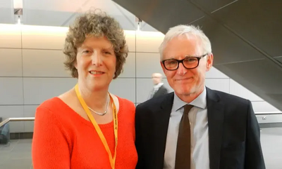 Cllr Wendy Taylor with Norman Lamb MP