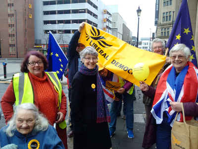 Ex MEP Fiona Hall, ex NRLP Ch Anne Marie Curry, ex Stockton Mayor Suzanne Fletcher