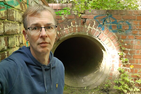 Mark by Ouseburn Sewage Outfall