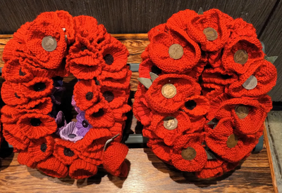 Woollen poppies