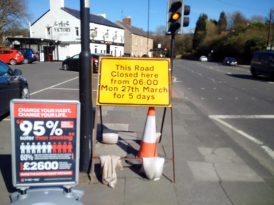 Salters Bridge closure 5