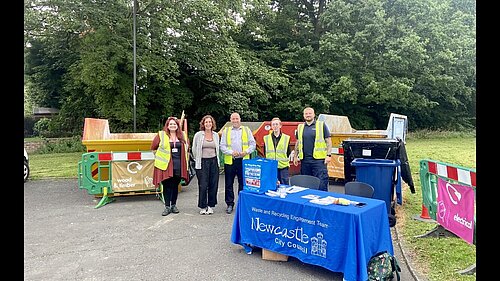 Deborah and the Recycling Engagement Team