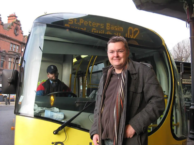 Greg Stone on the buses